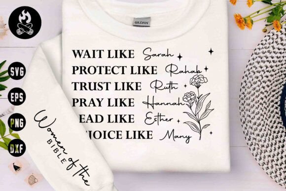 Celebrate Faith and Strength with Women of the Bible SVG