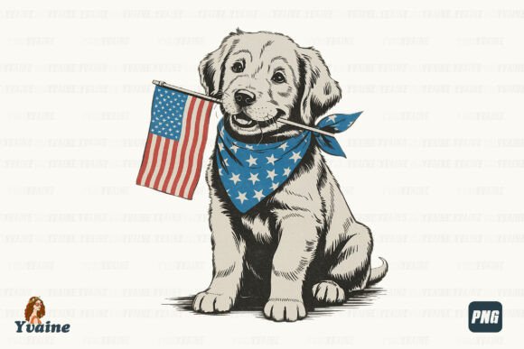 Celebrate Independence Day with the Perfect Patriotic Puppy PNG