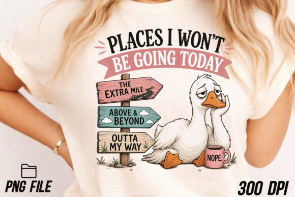 Funny Sarcastic Lazy Tired Goose PNG: Adding Snarky Charm to Your Designs